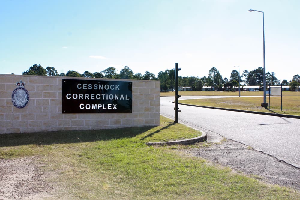 Exterior view of Cessnock Correctional Centre