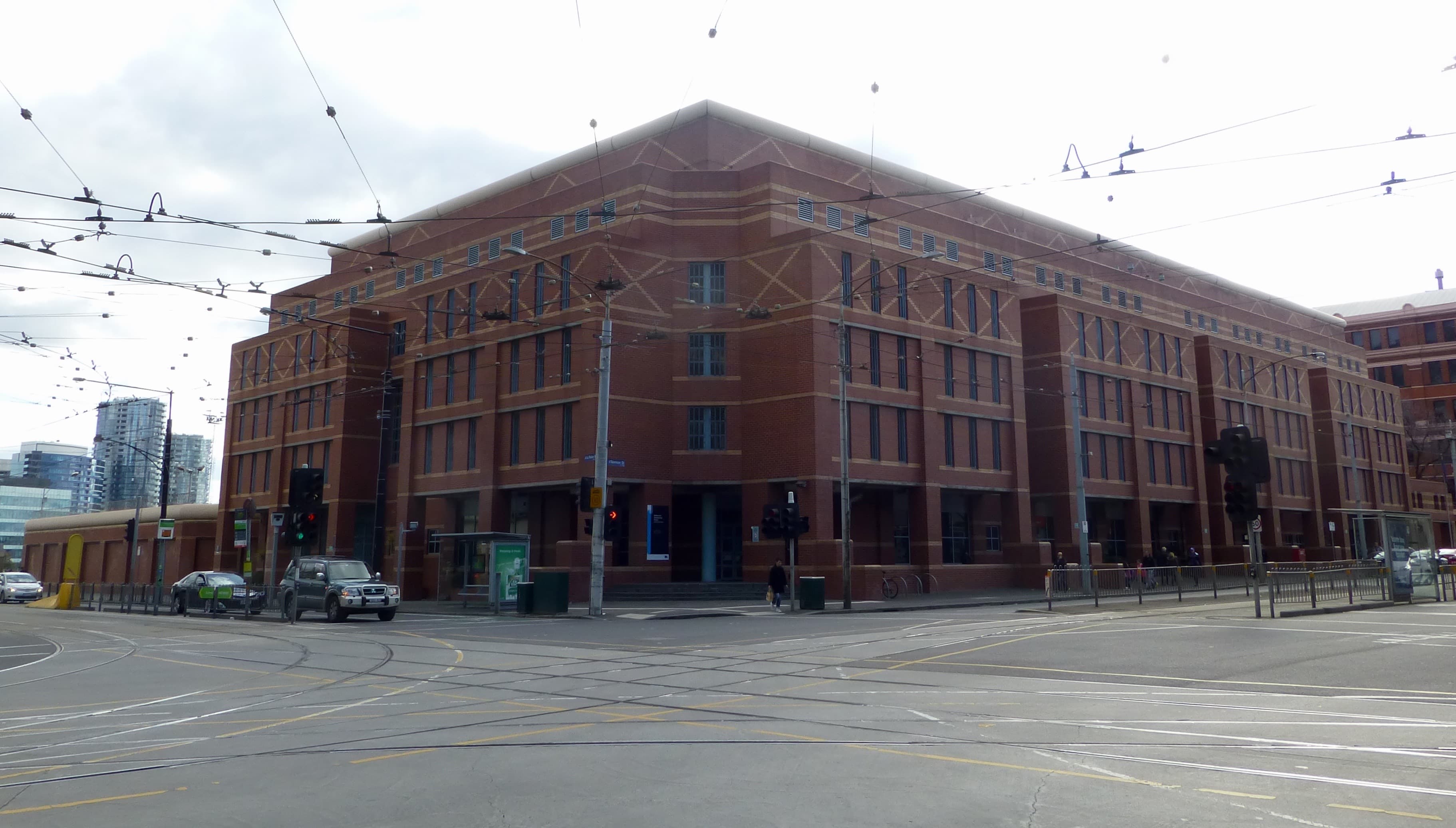 Exterior view of Melbourne Assessment Prison