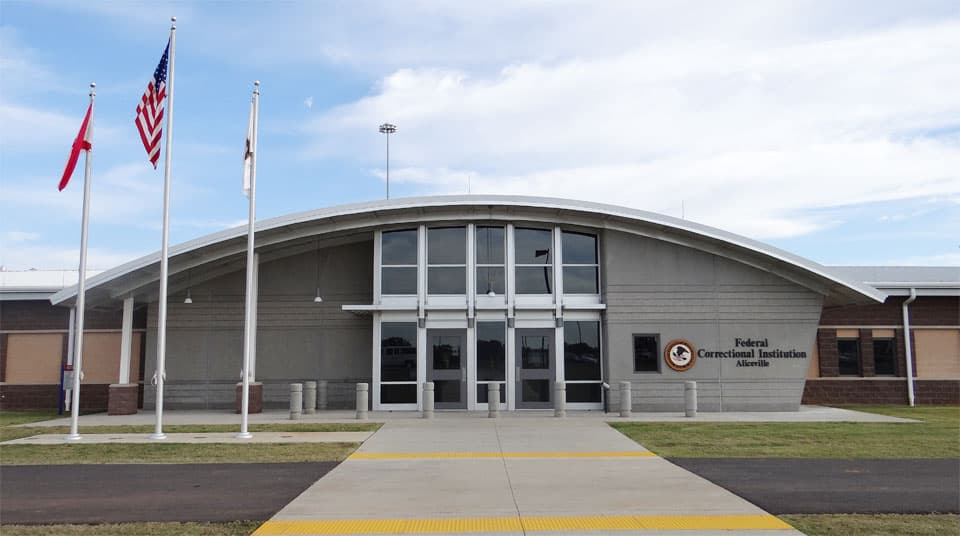 Exterior view of FCI Aliceville
