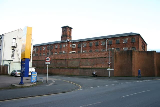 Exterior wall and wing of HMP Stafford