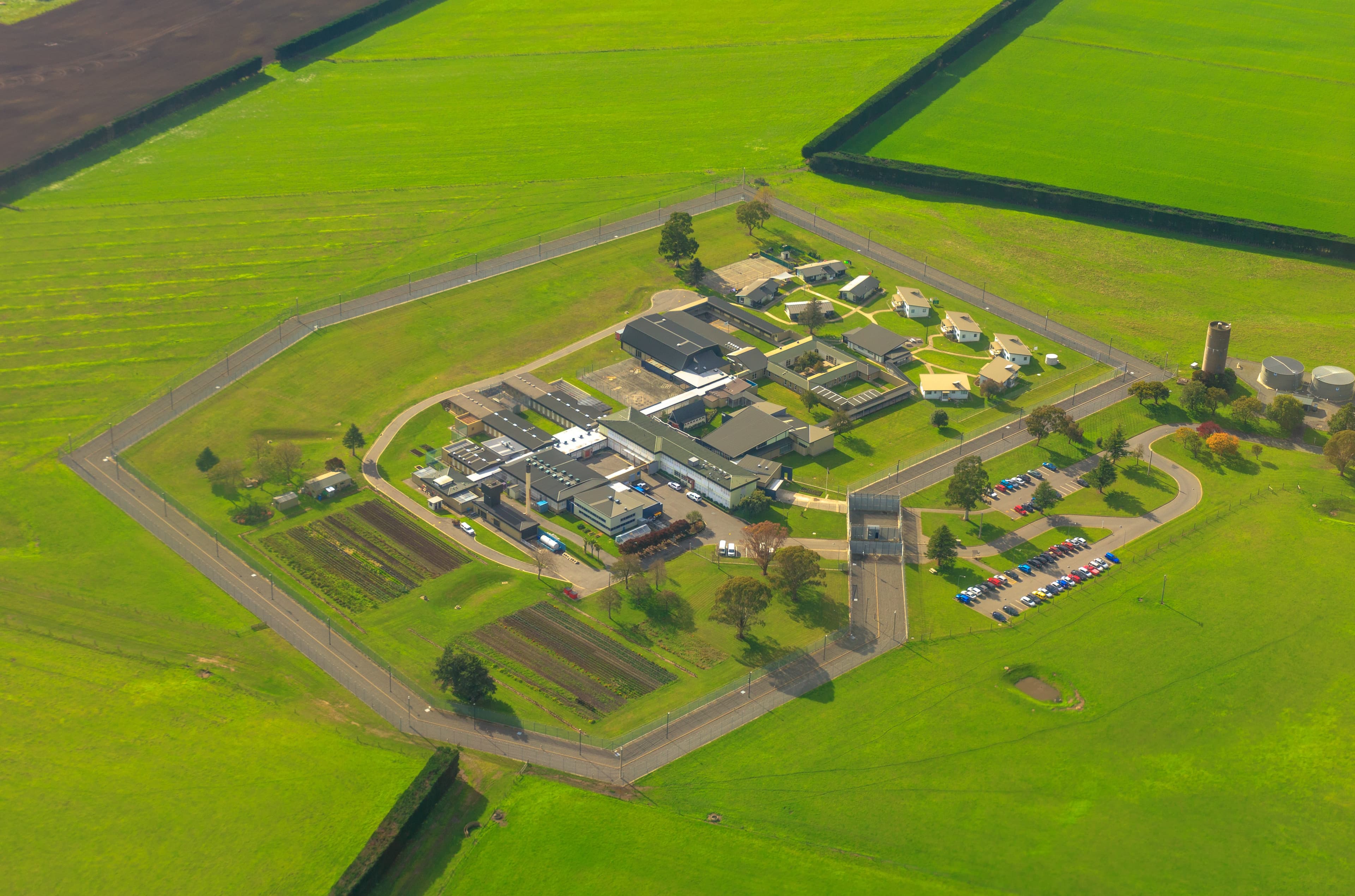 Exterior view of Christchurch Women's Prison