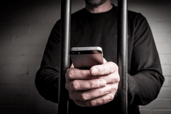 can you have a mobile phone in prison